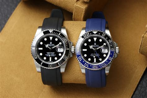 watch band size for rolex submariner|Rolex Submariner with rubber strap.